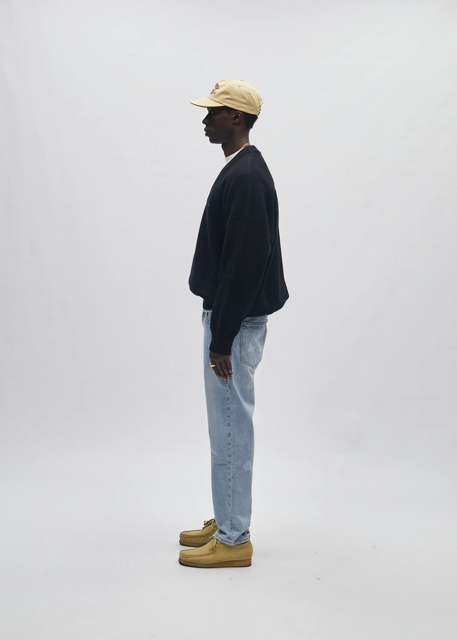 Heavyweight Merino Wool V-Neck - Image 3