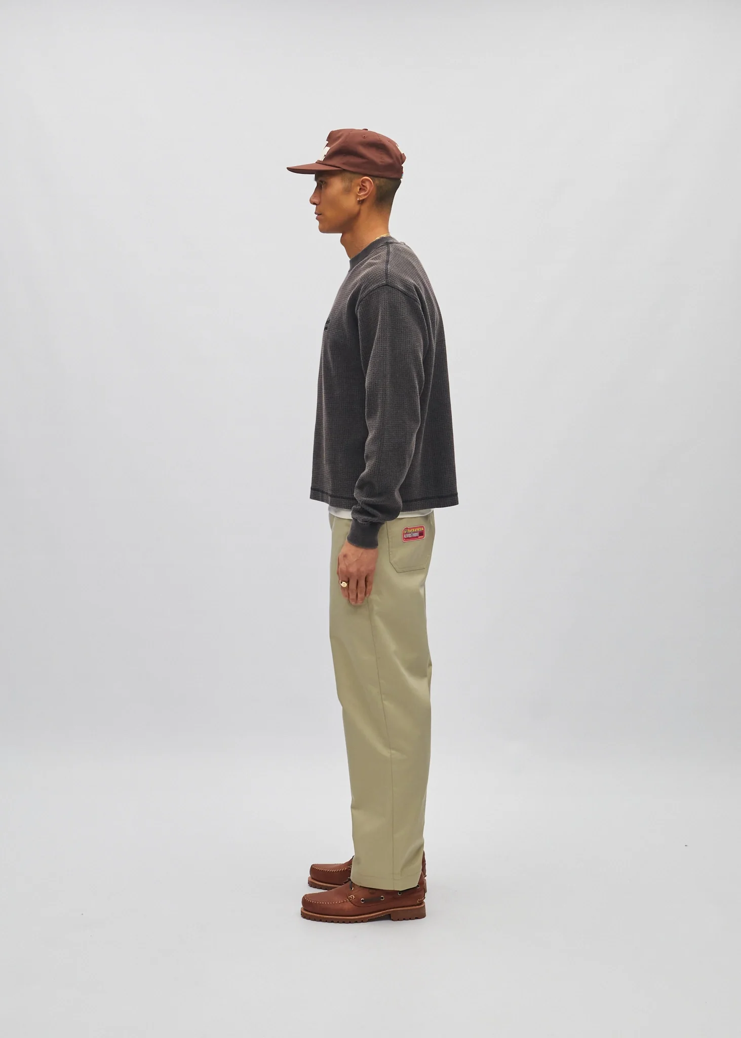 Cropped Waffle Longsleeve - Image 3