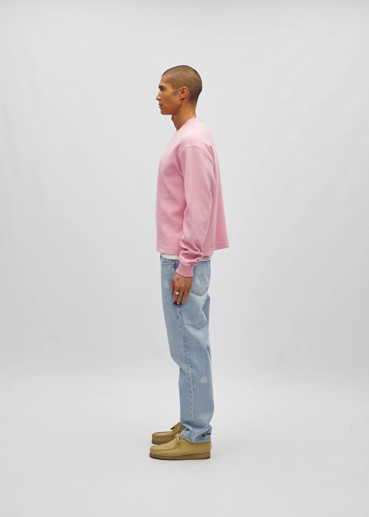 Cropped Waffle Longsleeve - Image 3