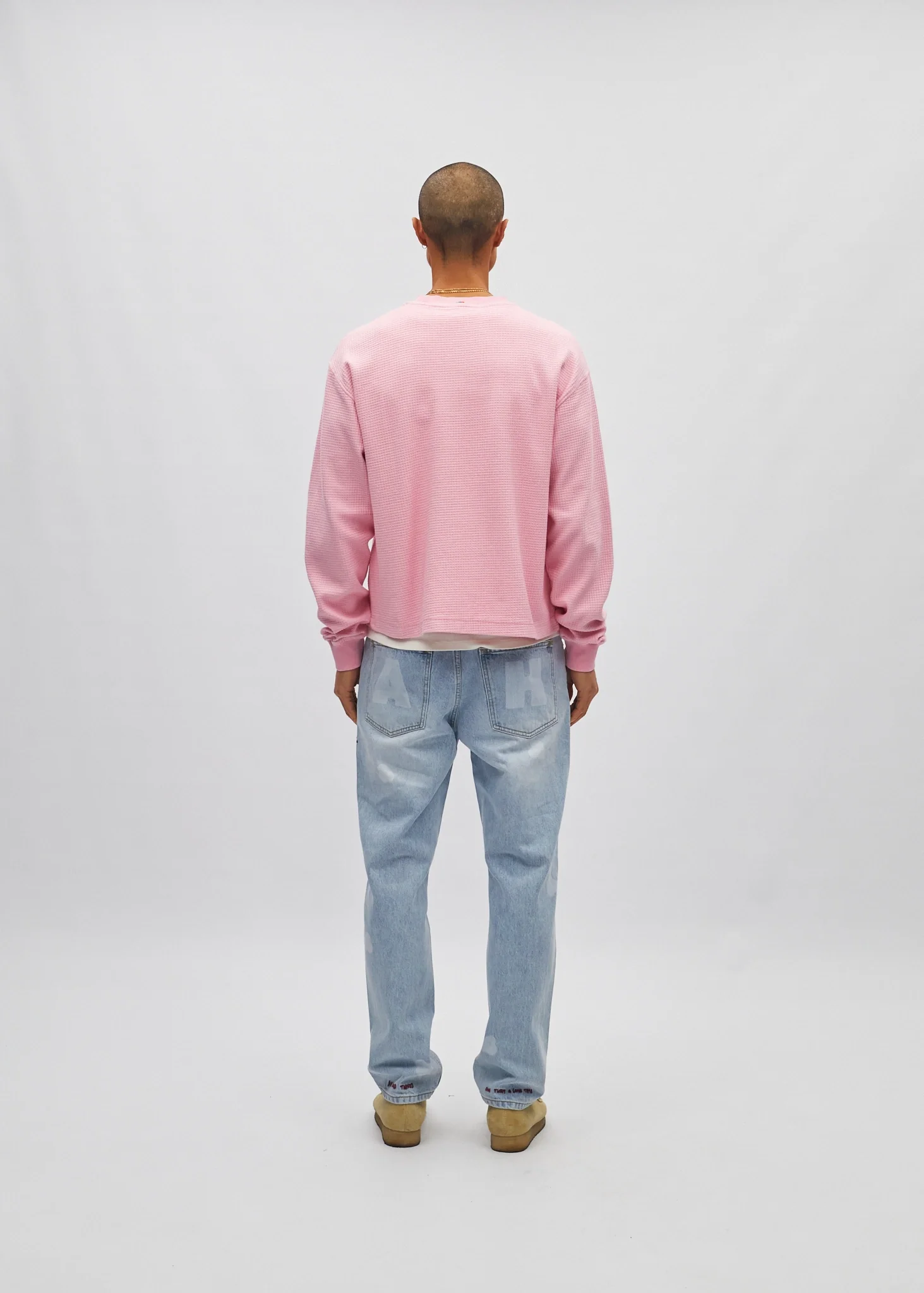 Cropped Waffle Longsleeve - Image 4